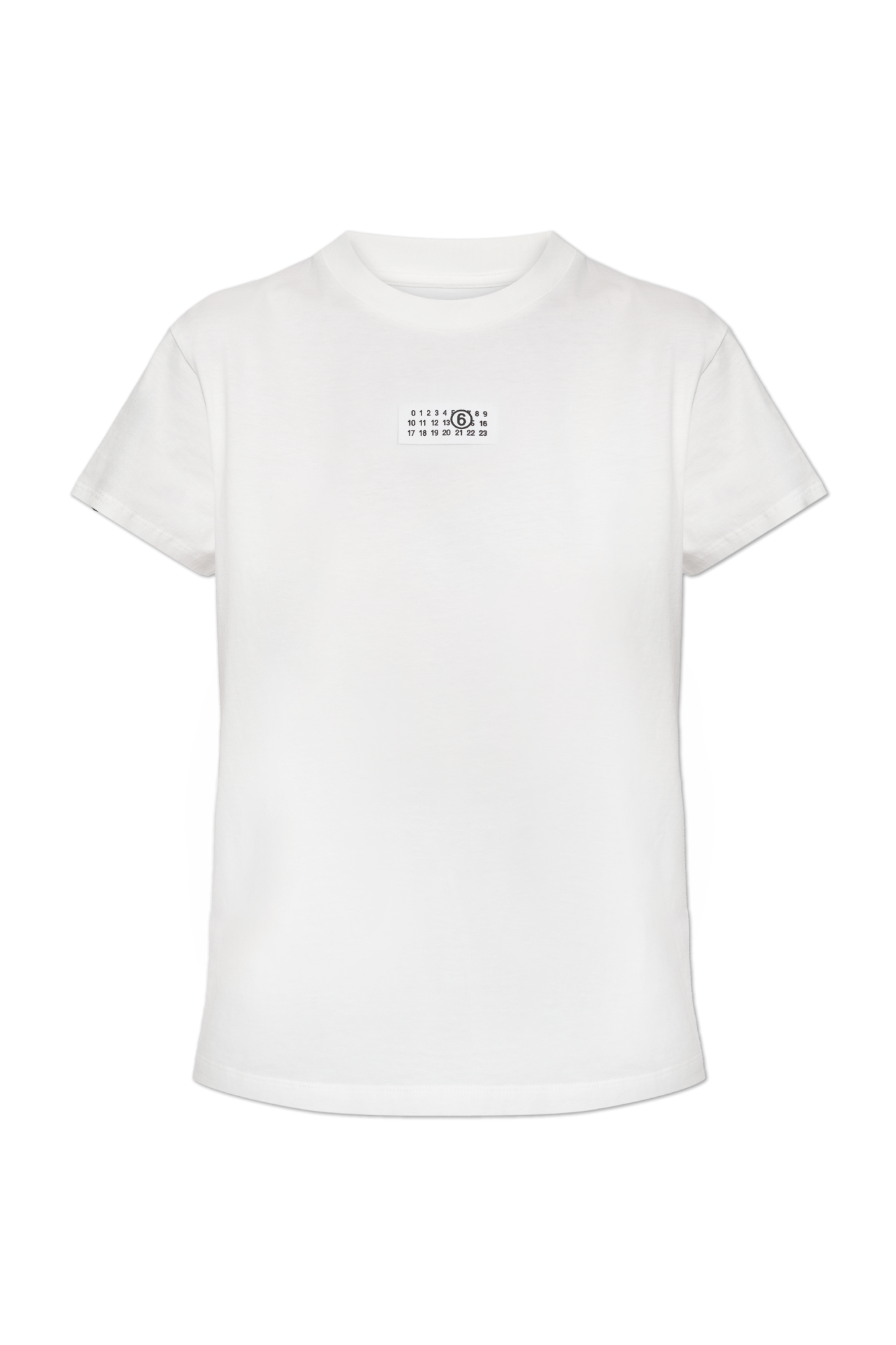 MM6 Maison Margiela T-shirt with logo patch | Women's | Vitkac